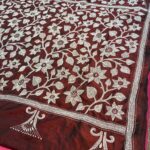 Wine Kantha Stitch - Aachal