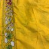 Yellow Kantha Stitch - Blouse Piece