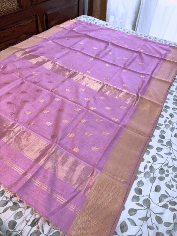 Pastle Pink Tissue Maheshwari Aachal