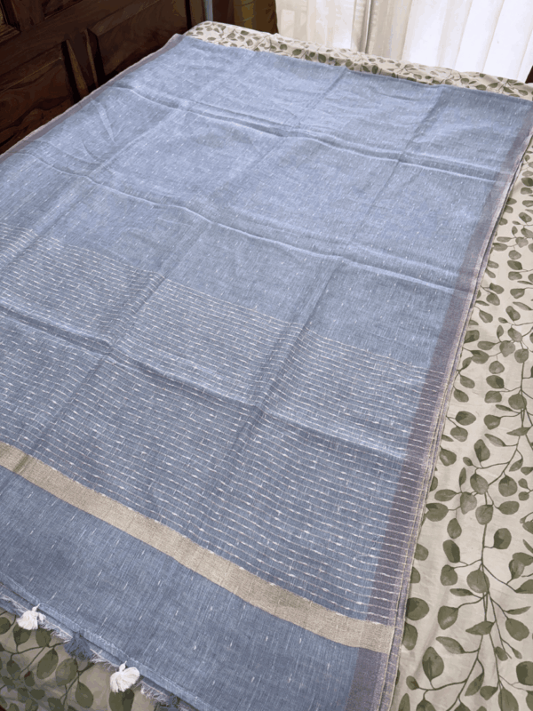 Linen Pastle Blue Aachal