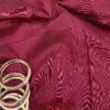 purple cotton handloom saree with bird motifs