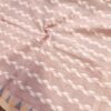 handloom cotton saree pastel yellow pink - blouse piece
