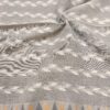 pink grey saree close-up handloom weave texture
