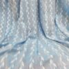 blue pink cotton saree woven geometric motifs